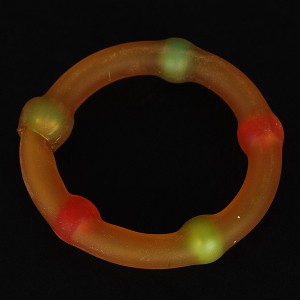 Five-Bead Rubber Massager Ring for Long Lasting