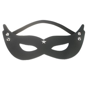 Soft Intimate Leather Eye Mask (Black)