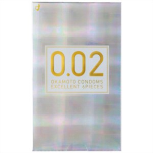 Okamoto 0.02 EX Polyurethane Condom 6pc | Regular Size (Japan Import)