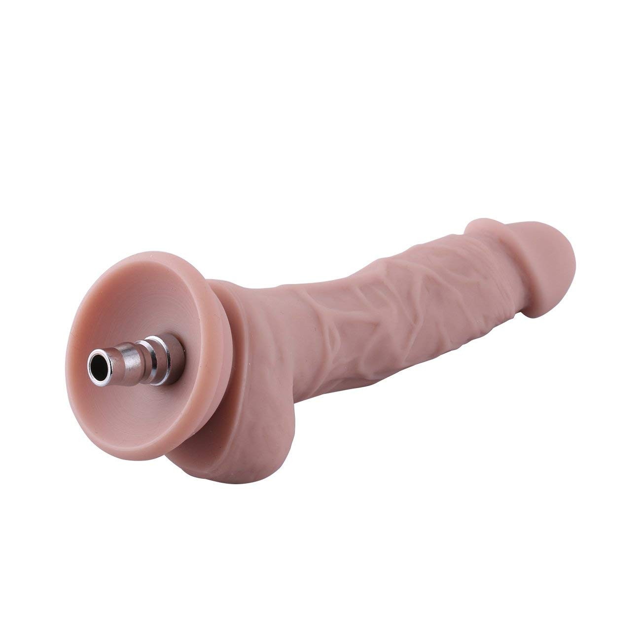 6.9" Silicone Dildo For Hismith Sex Machine With Quick Air Connector