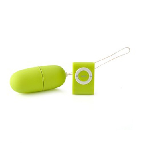 HOT Discreet MP3 Wireless Vibrating Bullet Egg Green