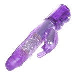 Purple Waterproof Simulation Rotation Vibrator