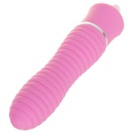 Frosted Texture 2-mode Vibrator - Pink