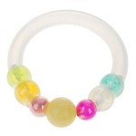 7-Bead Rubber Massager Ring for Long Lasting (3CM Inner Diameter)