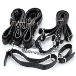 Intimate Love Cuffs Straps Set - Black