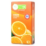 Double Butterfly Orange-Flavored Ultra-Thin Premium Condoms (10-Piece Pack)