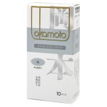Okamoto Pure Flavored Natural Latex Premium Condoms - Pink (10-Piece Pack)