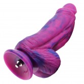 Hismith 9.45'' Huge Slightly Curved Silicone Dildo with KlicLok System