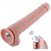 Hismith 11.8" Extra-Length Vibrating Silicone Dildo for Hismith Sex Machine with KlicLok System