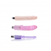 3XLR Attachment Dildo Vagina Stimulation for Couples Sex Machine 