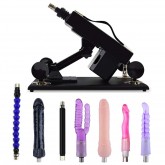 Automatic Sex Machine Adjustable Angle and Thrusting Love Machine with Attachments Masturbation Sex Toys - B