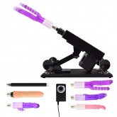 Female Masturbation Sex Machine Gun with Many Dildo Accessories - B