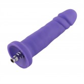 6.7" Smooth Silicone Anal Dildo For Hismith Sex Machine With Quick Air Connector- Blue