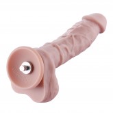 8" Original Silicone Dildo For Hismith Sex Machine With KlicLok Connector