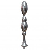 Hismith 8.48” Metal Bead Anal Dildo, Max Width 1.26”, Mini Width 0.6”, Smooth Aluminium Anal Wand with KlicLok System for Premium Sex Machine