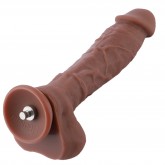 9.1" Silicone Dildo for Hismith Sex Machine with KlicLok Connector