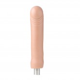 Auxfun Smooth TPE dildo with build-in keel， 3XLR Connector/ 3 Pin Attachments