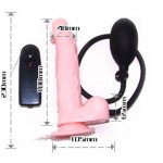 Inflatable Realistic vibrating cock, penis Inflatable dildo, Inflatable penis with vibration, adult sex toys, sex products