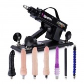 Hismith Affordable Automatic Fucking Machine For Anal Sex with 5 3XLR Dildos