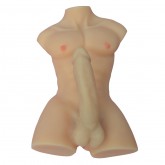 3D Simulation Male Female Hip Mold Penis Female Masturbation Sex Dolls