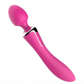 USB Dual Vibration Female Magic Wand Massager G-spot Clitoris Stimulator For Women Masturbation AV Wand Vibrators