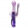 Rotation Effects Waterproof Simulation Vibrator -Translucent Purple