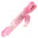 Translucent Pink Waterproof Rabbit Vibrator 